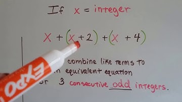 Algebra I #3.11c, Writing equations for Consecutive integers