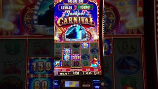HUGE WIN on Jackpot Carnival HAMMER BONUS! ➡$3.75/BET! #shorts #slots  #casino
