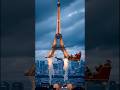 statue of libertyand eiffel tower and Tsutenkaku up as rockets. Is it Santa Claus at work?