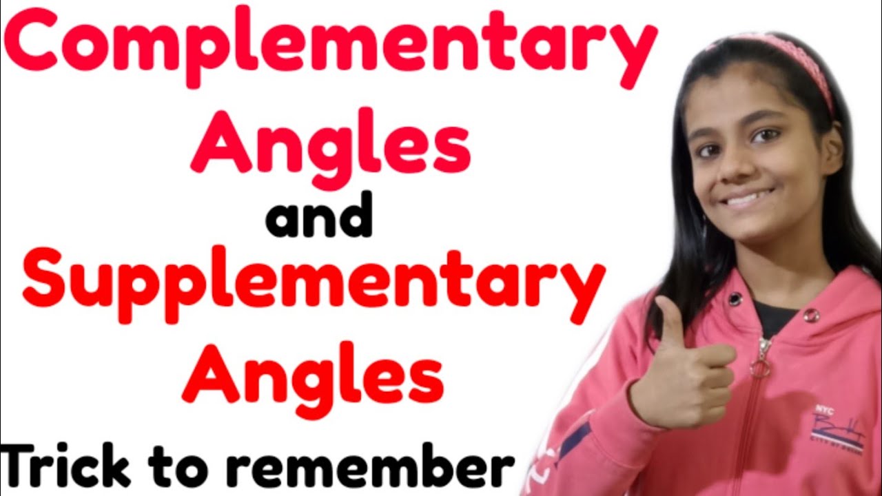 Supplementary And Complementary Angles In Hindi