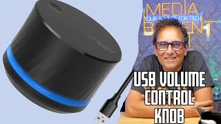USB Volume Control Knob Multimedia Controller Knob with One-Click Mute