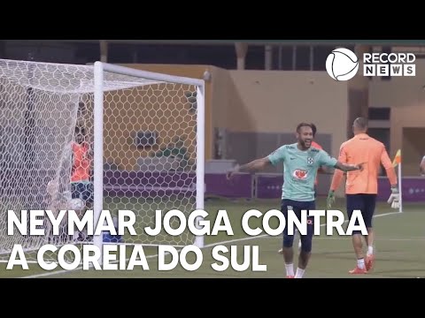 Neymar é confirmado contra a Coreia do Sul; veja a escalação do Brasil