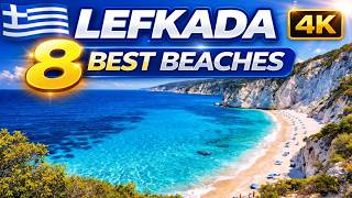 Lefkada Beaches Greece   8 Best Beaches 4k