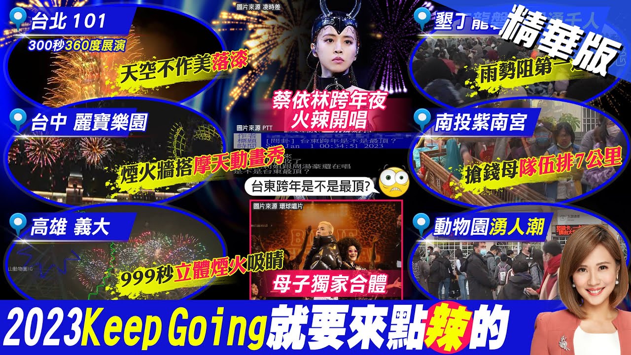 【何橞瑢報新聞】喜迎2023! 辣妻主播瘋跨年