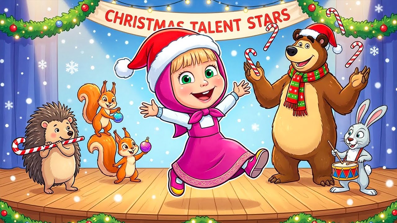 Masha and the Bear 🐻 | Forest Talent Show 🌟 | Kids Cartoon Story | Cartoon Galaxy Game