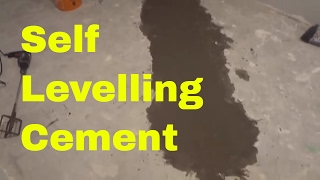 Using Self Levelling Cement In My Basement-DIY-Levelling A Concrete Floor