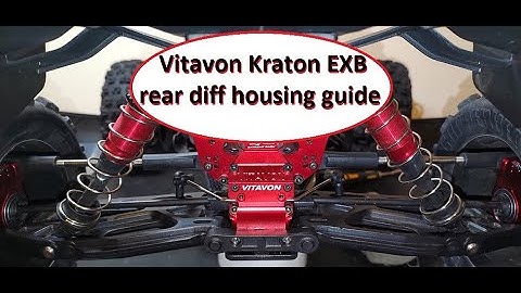 Arrma Kraton EXB vitavon rear diff housing fitting guide