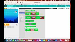 Simple Fish Tank game using code.org/scratch screenshot 5