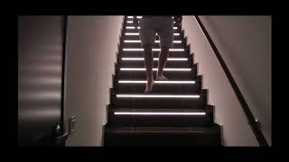 Intelligent stair lighting system - automatically light your stairs -  YouTube