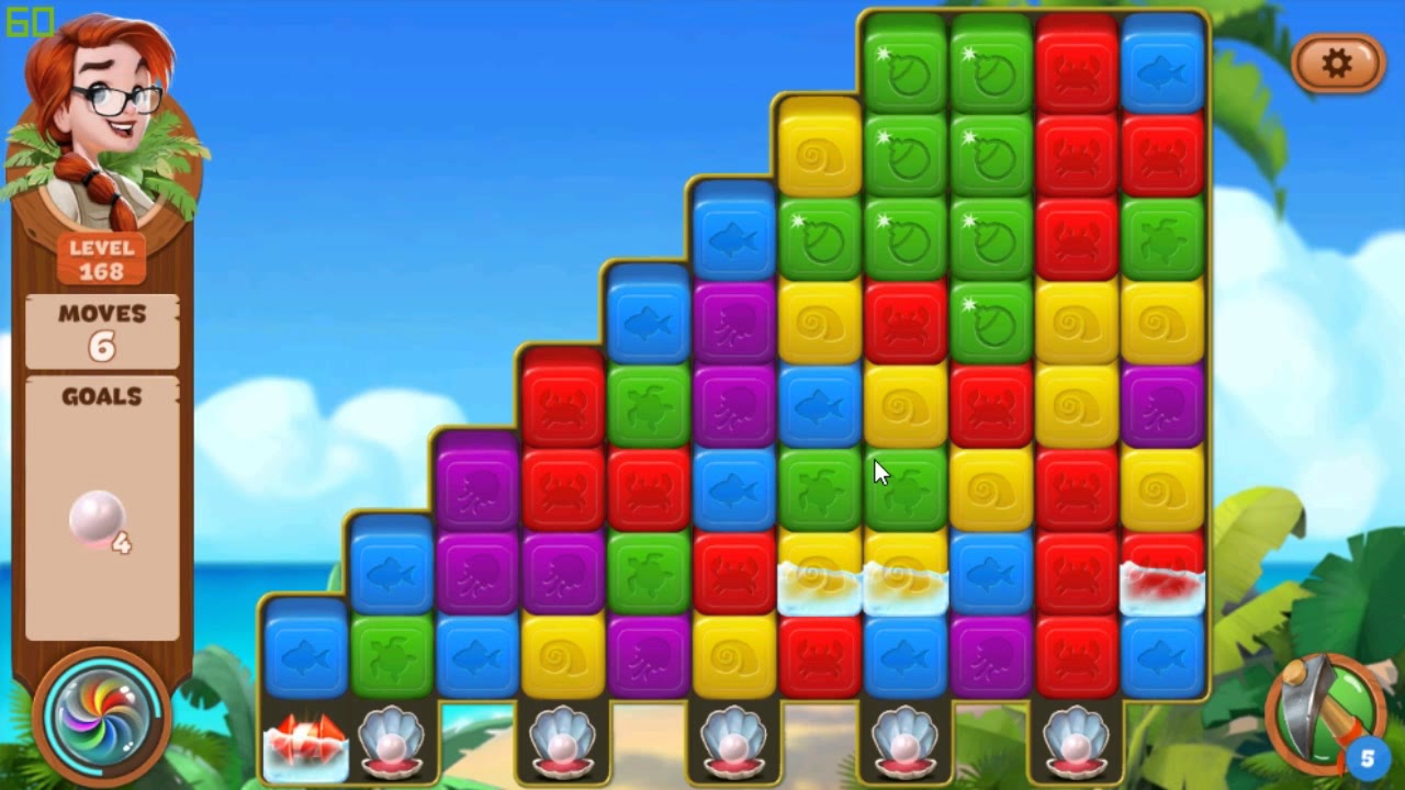 Lost Island Blast Adventure level 168