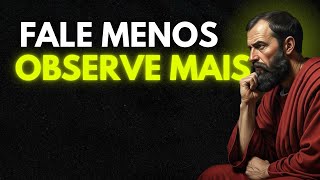 O SILÊNCIO É A ARMA DOS HOMENS INTELIGENTES