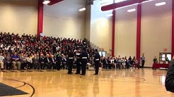 2014 Parkway High School Veteran's Day Ceremony - Retreat & Flag Presentation 