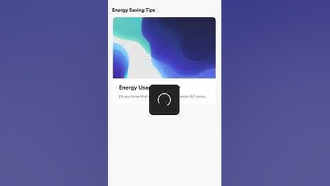 Tuya energy saving dashboard demo 202205