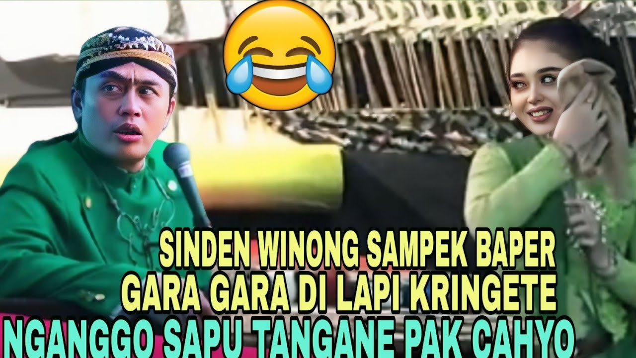 PERHATIAN PAK CAHYO MEMBUAT SINDEN WINONG BAPER SAMPEK KLEPEK KLEPEK 😂