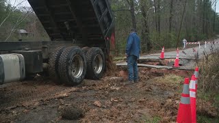 Lake Livingston updates: Dam gates released; roads washes away