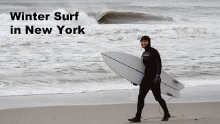 Winter Surf In New York