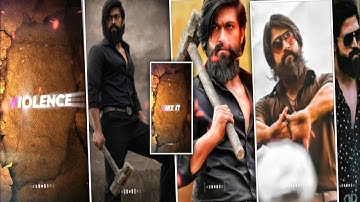 KGF chapter 2 attitude status editing !! Kinemaster video editing 2022 !! KGF dialogue !!