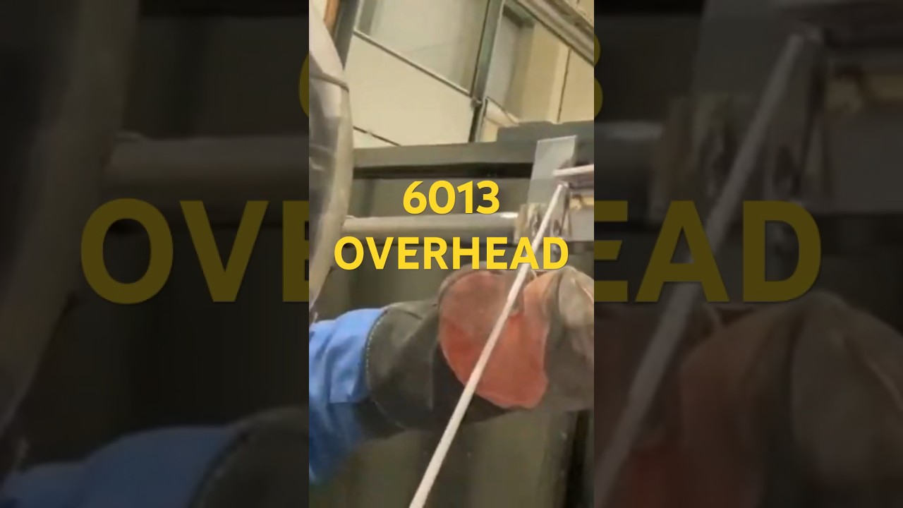 Потолочная дуговая сварка 6013 MMA