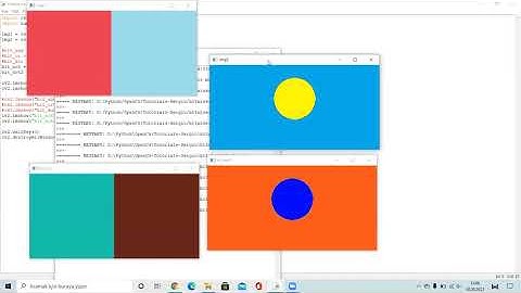 Python ve OpenCv Eğitimi Ders 13  Bitwise Operatörü ile resimler üzerinde ve veya ters işlemleri