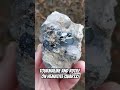 Zelfgevonden bergkristal met hematiet rutiel toermalijn  crystals gems shorts viral minerals