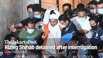 Rizieq Shihab detained after interrogation
