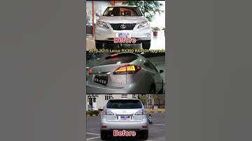 How to upgrade 2010-2015 LEUXS RX RX350 RX450h headlights taillights bumper modified cars #shorts