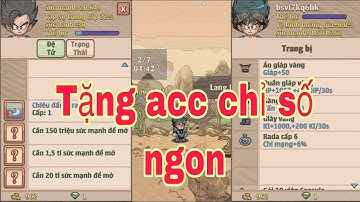 Ngọc rồng online - tặng acc cho ae chơi tết
