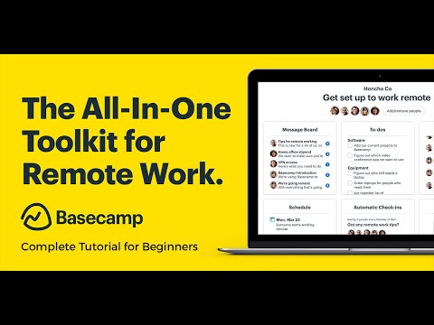 Basecamp: Project Management with Basecamp - Step by step Tutorial from Basic to Advanced