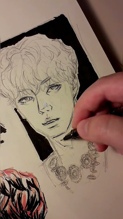 ballpoint sketch #soobin #txt #sketch
