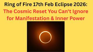 RING OF FIRE ECLIPSE ON 17th FEB & WHY YOU CAN'T MISS IT!
