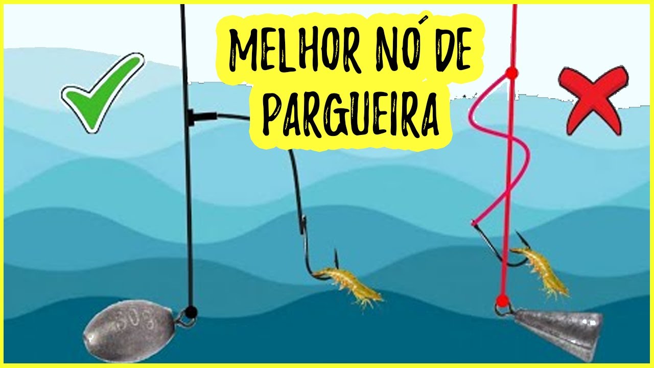 Como Fazer Chicote de Pesca - O Melhor nó Para Pargueira