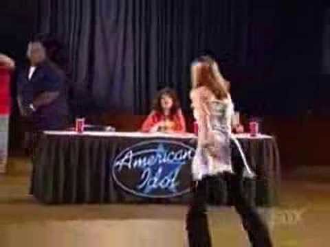 Her first audition on American Idols. Thanks Paula,for the videos ;)