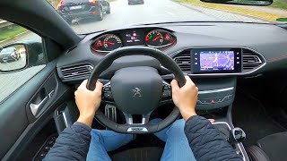 2021 Peugeot 308 GT-Line - pov test drive