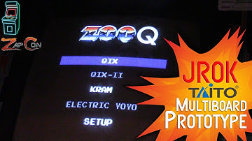 "ZooQ"  JROK Prototype Taito Multiboard first look at Zapcon