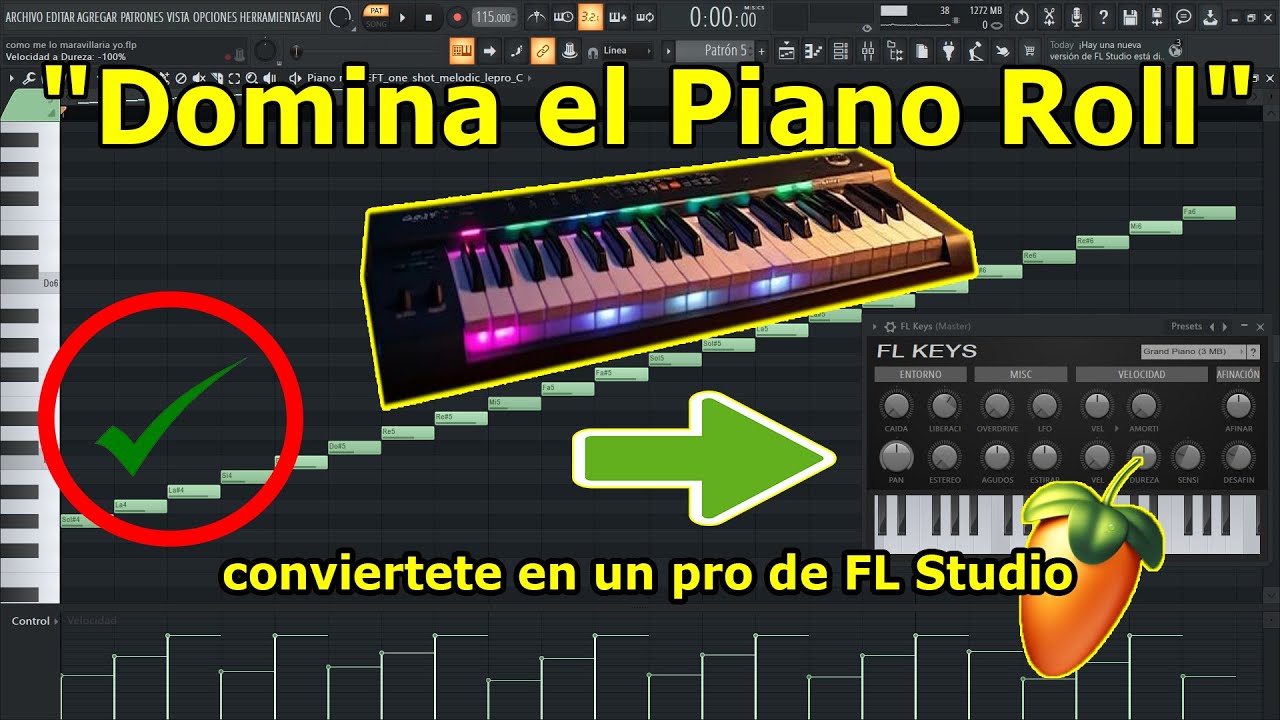 "Domina el Piano Roll en FL Studio: FL Studio tutorial para ...