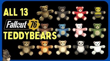 Quickly find all 13 Fallout 76 Teddy bears in under 10 minutes