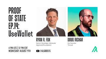 Proof of State | UseWallet - integrating multiple Algorand wallets into dApps
