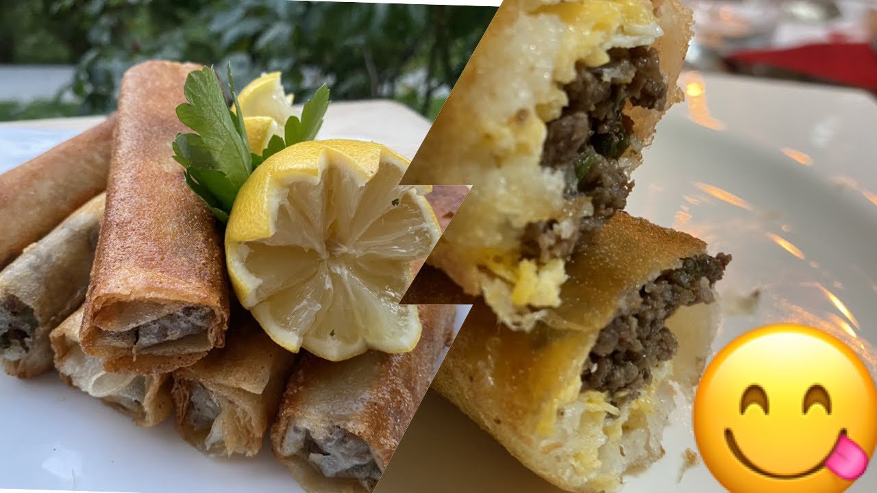Spring rolls l Algerian Borek l HOW TO MAKE SPRING ROLLS l NORTH AFRICAN CUISINE l ALGERIAN CUISINE