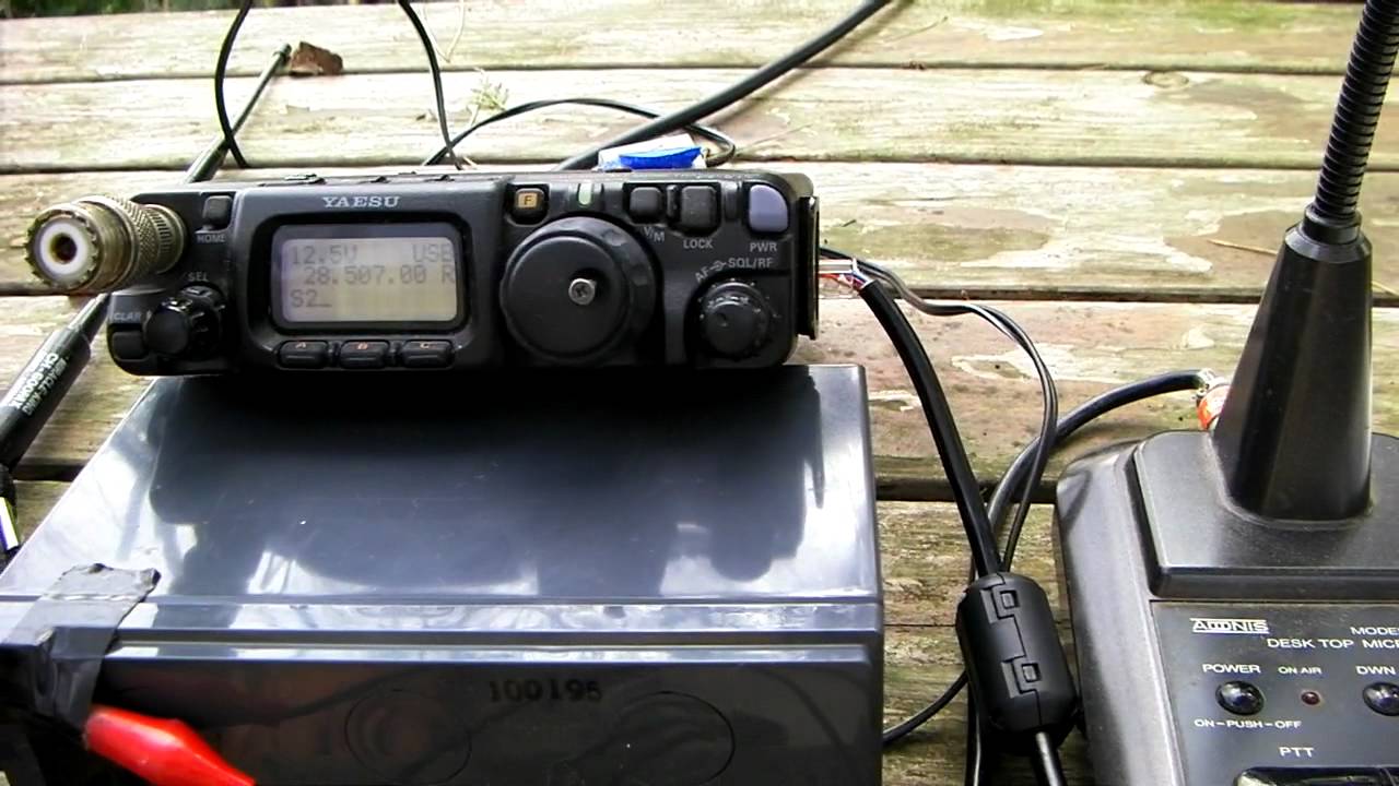Outdoor working on QRP.