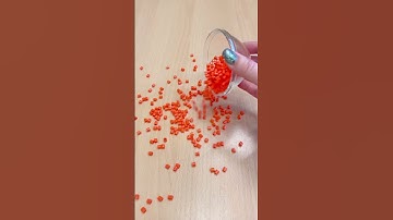 Simple , yet very satisfying reverse video with beads #shorts