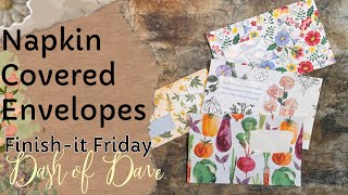 Napkin Covered Envelopes