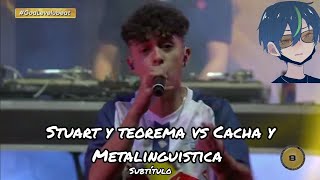 Stuart y Teorema vs Cacha y Metalinguistica subtitulado (God level 4x4 doble tempo) nosé el año xd screenshot 5