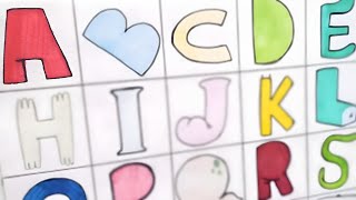 Drawing Alphabet Lore But Faceless A-Z All Edition