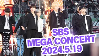 [n.SSign 엔싸인] 'FUNKJAM''Love, Love, Love Love Love!' SBS MEGA CONCERT 2024 /2024.05.19[4K]