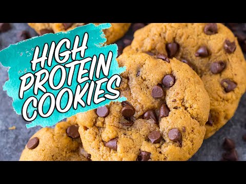 Peanut Butter Protein Cookies with Chocolate Chips