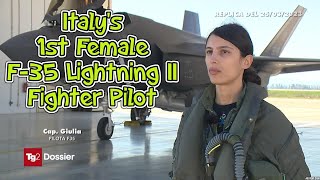 La Prima Donna Pilota di F-35 [Italy's First Female F-35 Fighter ...