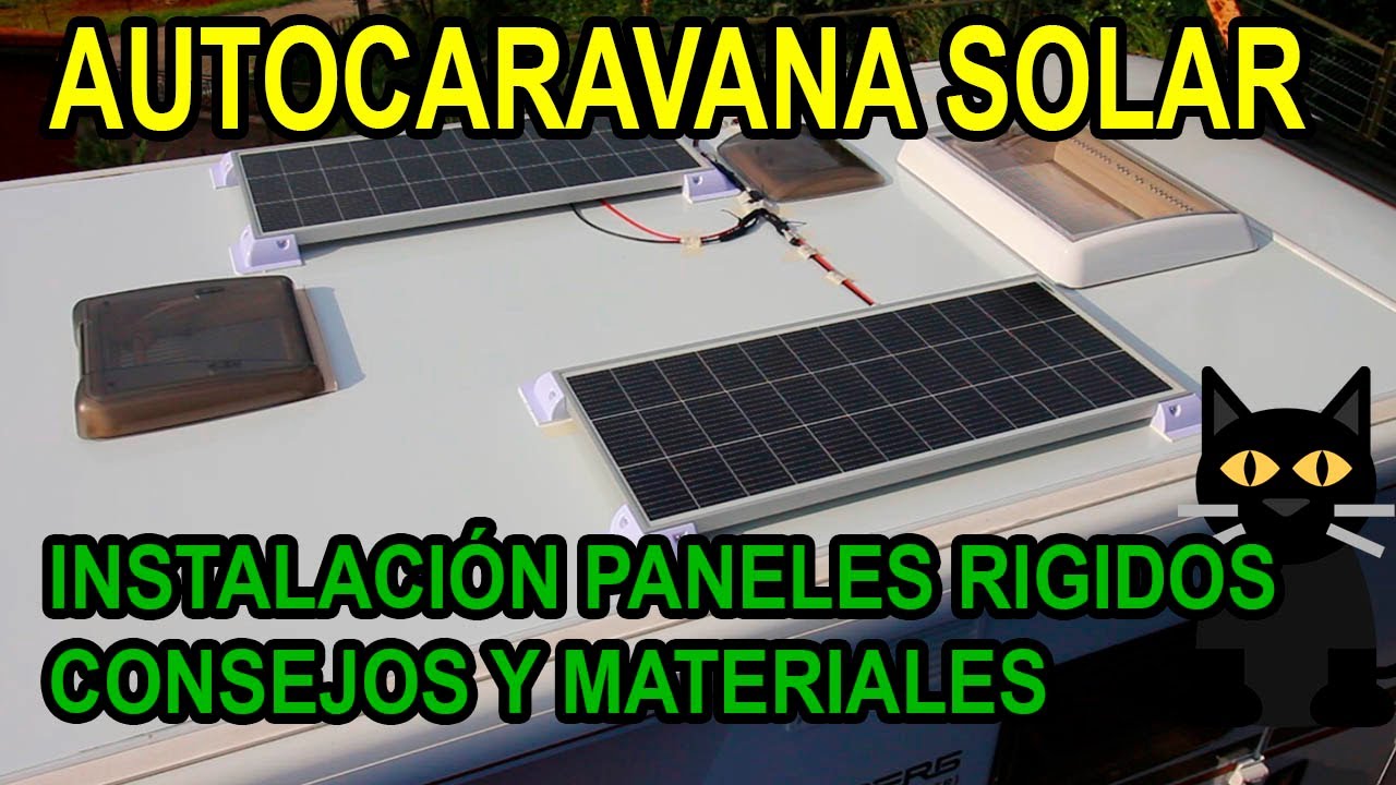 Dos españoles diseñan paneles solares para autocaravanas