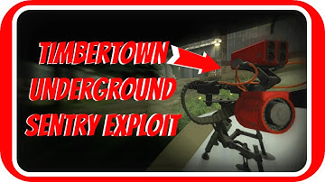 TF2 - [FIXED] Timbertown Underground Sentry Exploit [crouch lock] [tutorial]