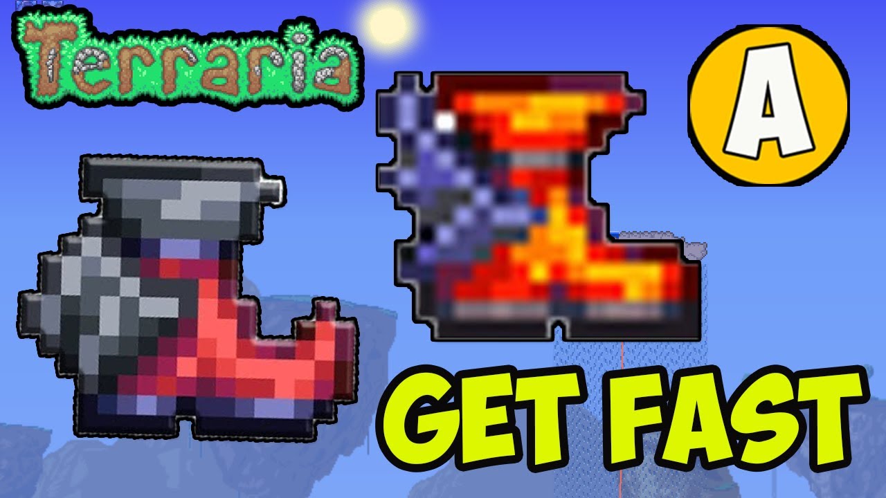 Terraria how to get Flame Waker Boots (EASY, 2024) Terraria how to get Hellfire Treads YouTube