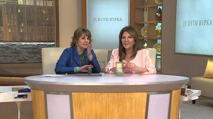 Judith Ripka 7.00 cttw Blue Topaz & Diamonique Ste...